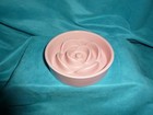 Ceramic dish/bowl slow feeder dog  Pink petal/maze 6" =U S Seller — photo 3