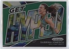 2022 Panini Prizm WNBA Get Hyped Green Prizm Sabrina Ionescu #12 0nr3