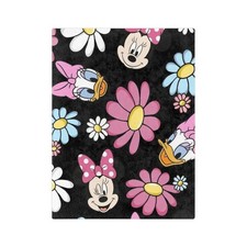 Disney Minnie Mouse And Daisy Duck Floral Fleece Blanket