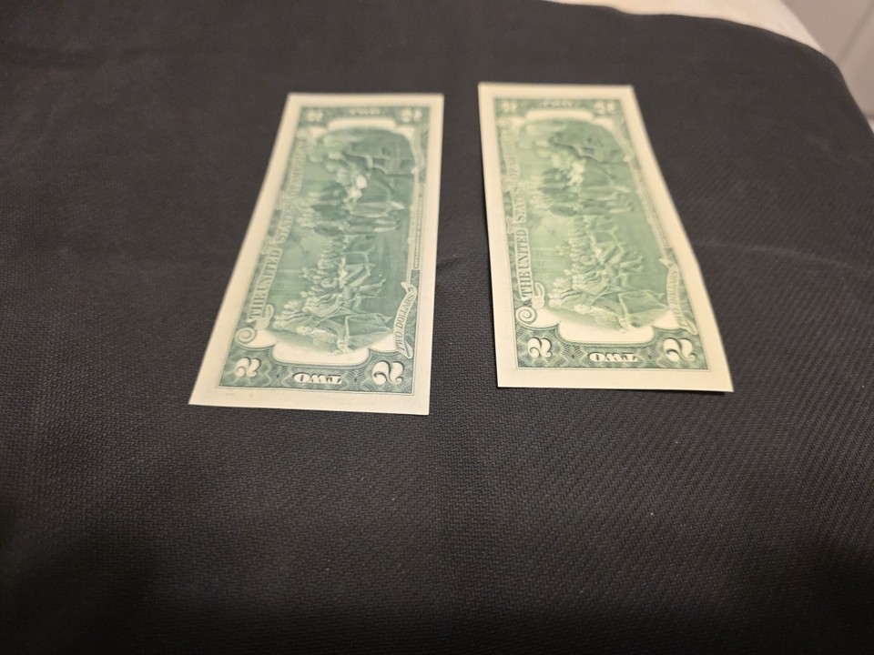 Very Rare And Valuable Two $2 Star Note W/ Same Very Low Serial ...