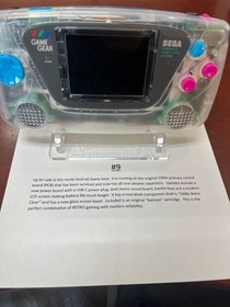 Sega Game Gear 1990s retro /Upgraded LCD, Stereo, USB-C #8