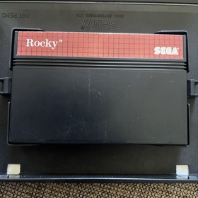 Sega Master System Rocky Boxing Video Game - With Manual And Case Rocky Balboa