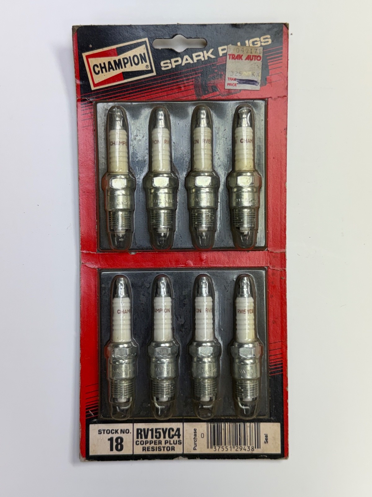 Champion Spark Plugs - RV15YC4 - Pack of 8 - New from Old Stock - Sealed