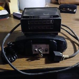  vintage Motorola TLD-1000 car telephone from the 1960s. 