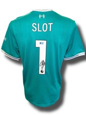 ARNE SLOT SIGNED 2025/26 LIVERPOOL FC THIRD SHIRT (ACG CERT AG17312)