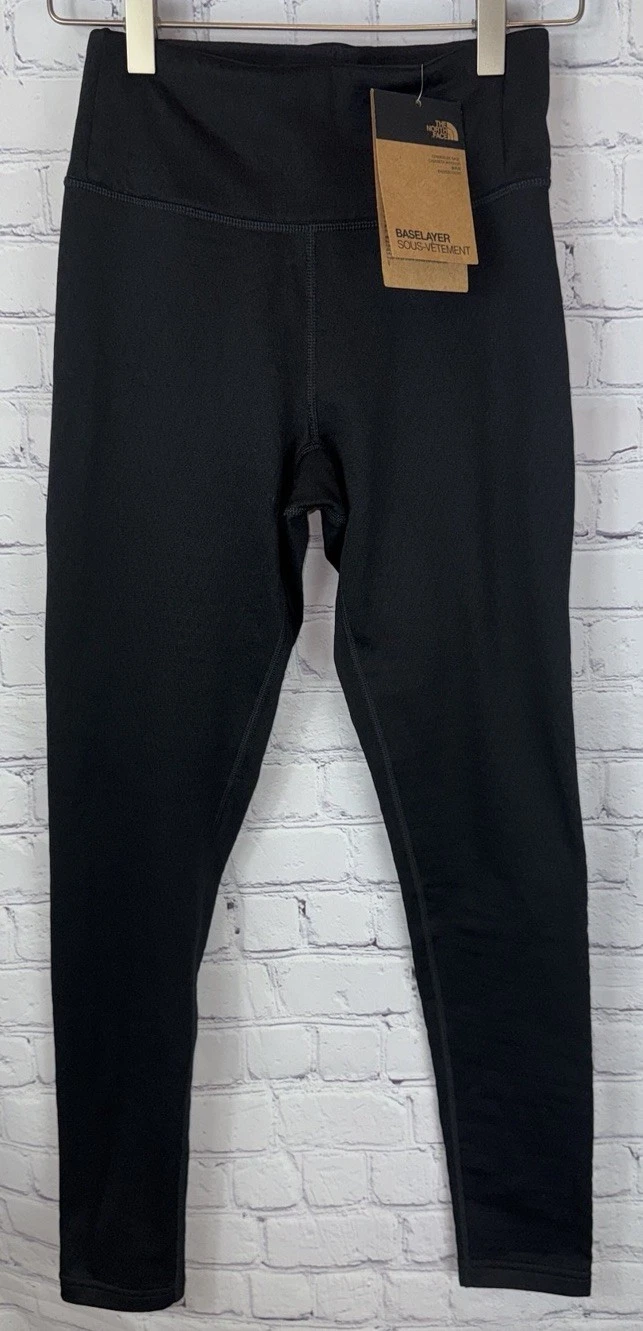 NWT THE NORTH FACE Women’s Size XS Warm Poly Tight Black Base Layer