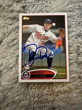 Brian Dozier Minnesota Twins Signed 2012 Topps Update RC Rookie Card #US161
