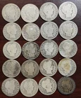 🔥 20 BARBER HALF DOLLARS 1892 /1915 Low Grade Cull Lot L@@K!!  Lot# 2
