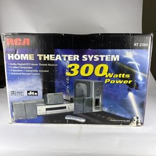 RCA RT2360 Dolby Digital 5 Speaker Subwoofer Home Theater System New Old Stock