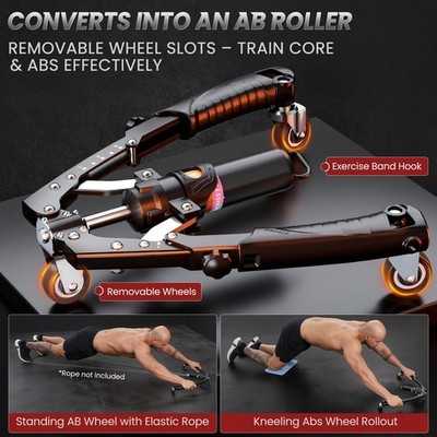 Twister Armtrainer met hydraulische cilinder, 10 ~ 200 kg, verstelbare
