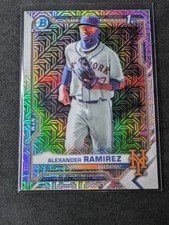 2021 Bowman Chrome #BCP-208 Alexander Ramirez Mojo Refractor New York Mets Card