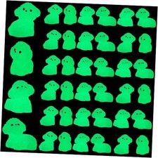 40 Pcs Mini Dog Figurines Toy Realistic Little Puppy Figures Luminous
