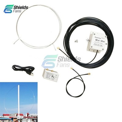 MLA-30+ (plus) 0.5-30MHz Ring Active Receive Antenna Wave Loop Radio Antenna DE