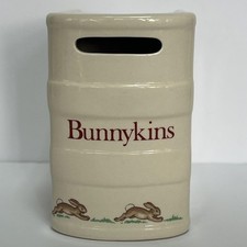 Vintage Royal Doulton Bunnykins Money Box Book England 4.5" Ceramic Nursery