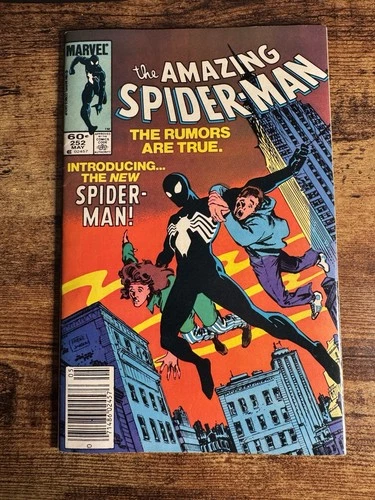 Amazing Spider-Man #252 Newsstand Key 1st Black Suit VF