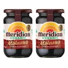 Meridian Organic Vegan & Pure Blackstrap Molasses 2 x 600g Glass Jars