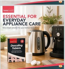 8pk Descaler Tablets Kettle Tassimo Coffee Machine Limescale Remover Cleaner