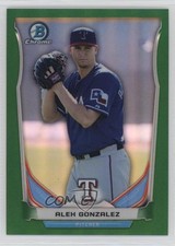 2014 Bowman Draft Top Prospects Chrome Green Refractor 137/150 Chi Gonzalez 7eo