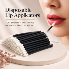 100pcs Lip Gloss Applicator Wands Disposable Lip Brushes Makeup Tool
