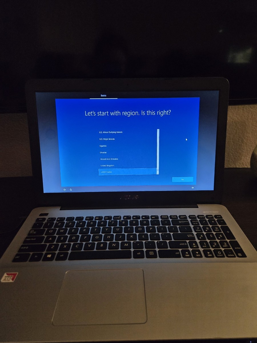 ASUS X555Q Laptop 15.6 AMD A12-9700P 4GB RAM 256GB SSD - with