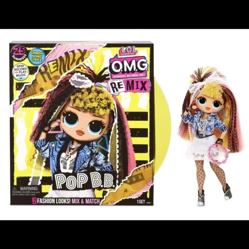 LOL Surprise OMG Remix Pop B.B. Fashion Doll 25 Surprises New In Box Sealed