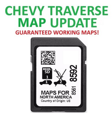 NEW CHEVY TRAVERSE 2020-2023 MAP UPDATE GPS Navigation SD Card 85618592