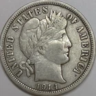 1914-D Barber Dime (Lot#1)