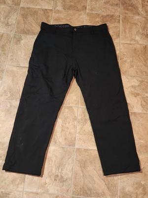 Men's Gerry Venture Fleece Lined Black Pants Stretch Size 38x30