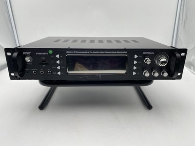 Pyle P2203ABTU 2000W Bluetooth Hybrid Power Preamplifier Receiver AS IS