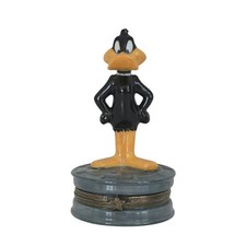 Figurina vintage 1996 Daffy Duck Warner Bros Trinket Box Midwest Cannon Falls