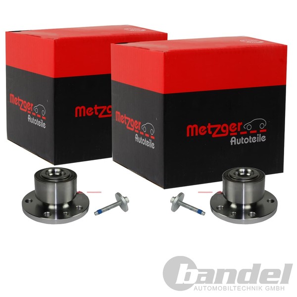2X Metzger RADLAGER-SATZ Vorne Passend FÜR Volvo S60 S80 V60 V70 XC60 XC70-image