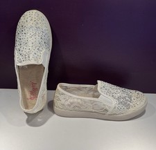 Jellypop Sparky Bridal Slip On Sneakers Vtg. size 7M VGC