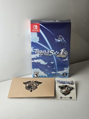 Nintendo Switch - Trails in the sky 1st Chapter Steelbook Edition NEW Pin Bonus