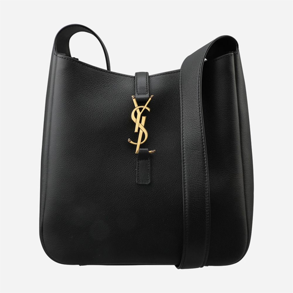 Saint Laurent LE 5A7 Borsa piccola hobo nera 713938 AAAUQ 1000 132456563