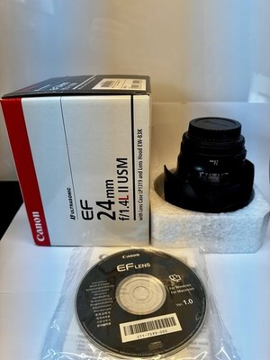 Canon EF 24mm f/1.4L II USM gebraucht Festbrennweite Weitwinkel (OVP)