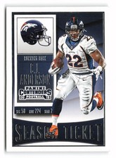 2015 Panini Contenders C.J. Anderson #2 Denver Broncos