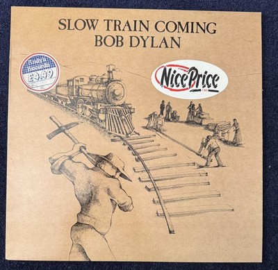 Bob Dylan Slow Train Coming Vinyl Record VG+/VG CBS 32524 Reissue