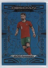 2023-24 Panini Obsidian Electric Etch Neon Blue Flood /15 Bruno Fernandes #184