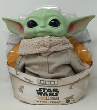 Star Wars Mandalorian The Child 11" Plush Baby Yoda Plush Doll By Mattel