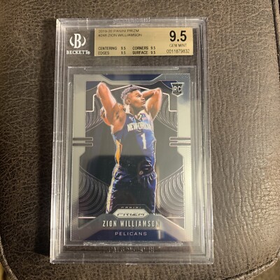 Zion Williamson 2019 Panini Prizm 248 Base RC Rookie BGS 9.5 Gem