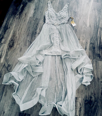 open lace back dress Prom Dresses 3d Flower Applique Prom Dresses Junior Pageant Dresses Sw   formalgowns