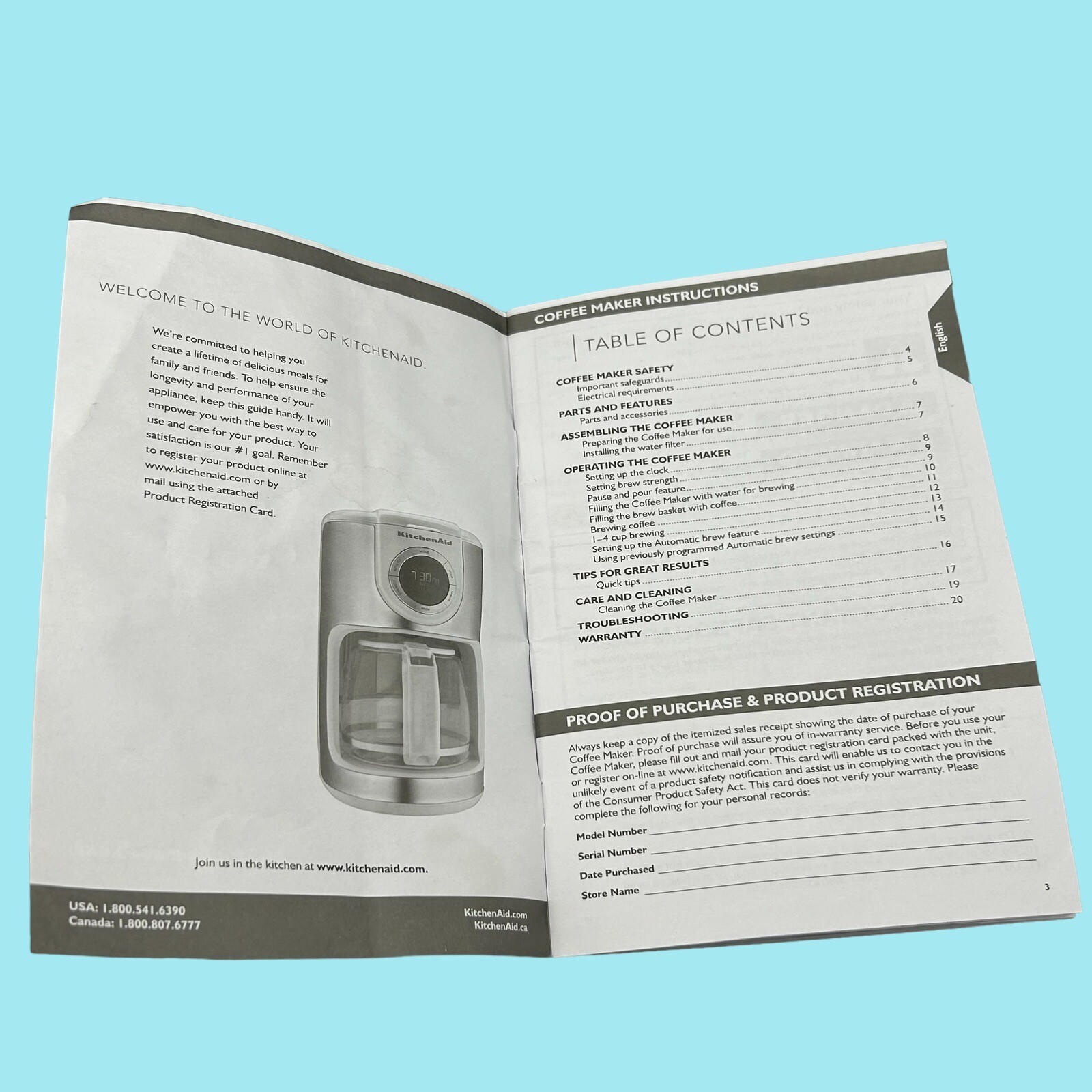 KitchenAid Coffee Maker KCM1202 Manual Only Ships Quickly eBay