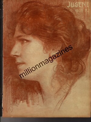 1903 Jugend #9 Feb 18 - German Art Nouveau - The Clean up after Carnival