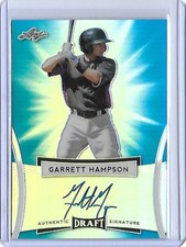 2017 Leaf Metal Draft GARRETT HAMPSON Blue Prismatic Auto RC 2/25 ROCKIES SS