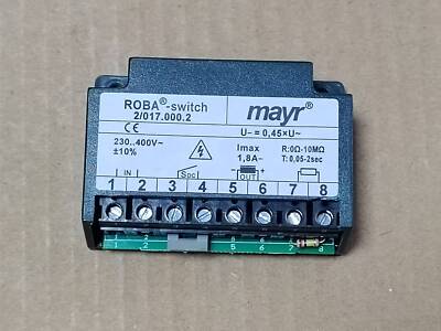 1pcs Mayr ROBA -switch 2/017.000.2 230..400V~ 1.8A- 10MΩ brake rectifier