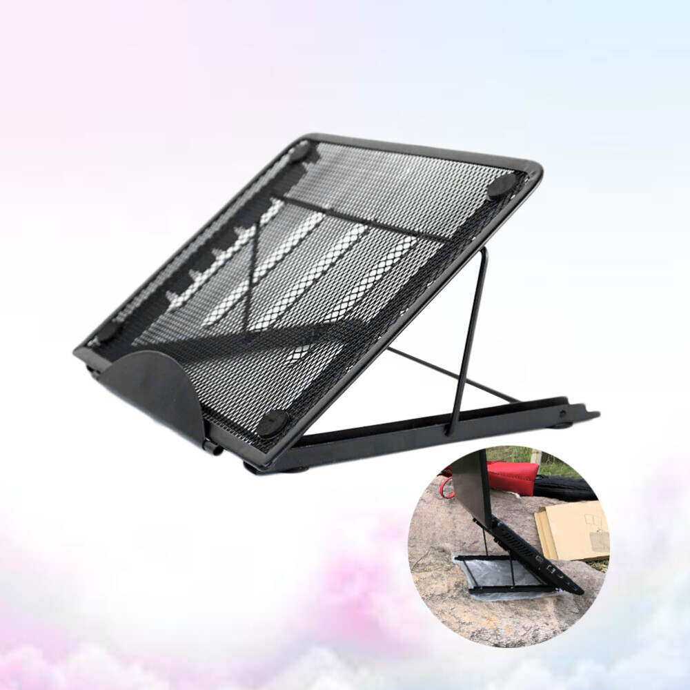 Adjustable Laptop Stand for Bed with Tablet Mount Floor Holder  -image