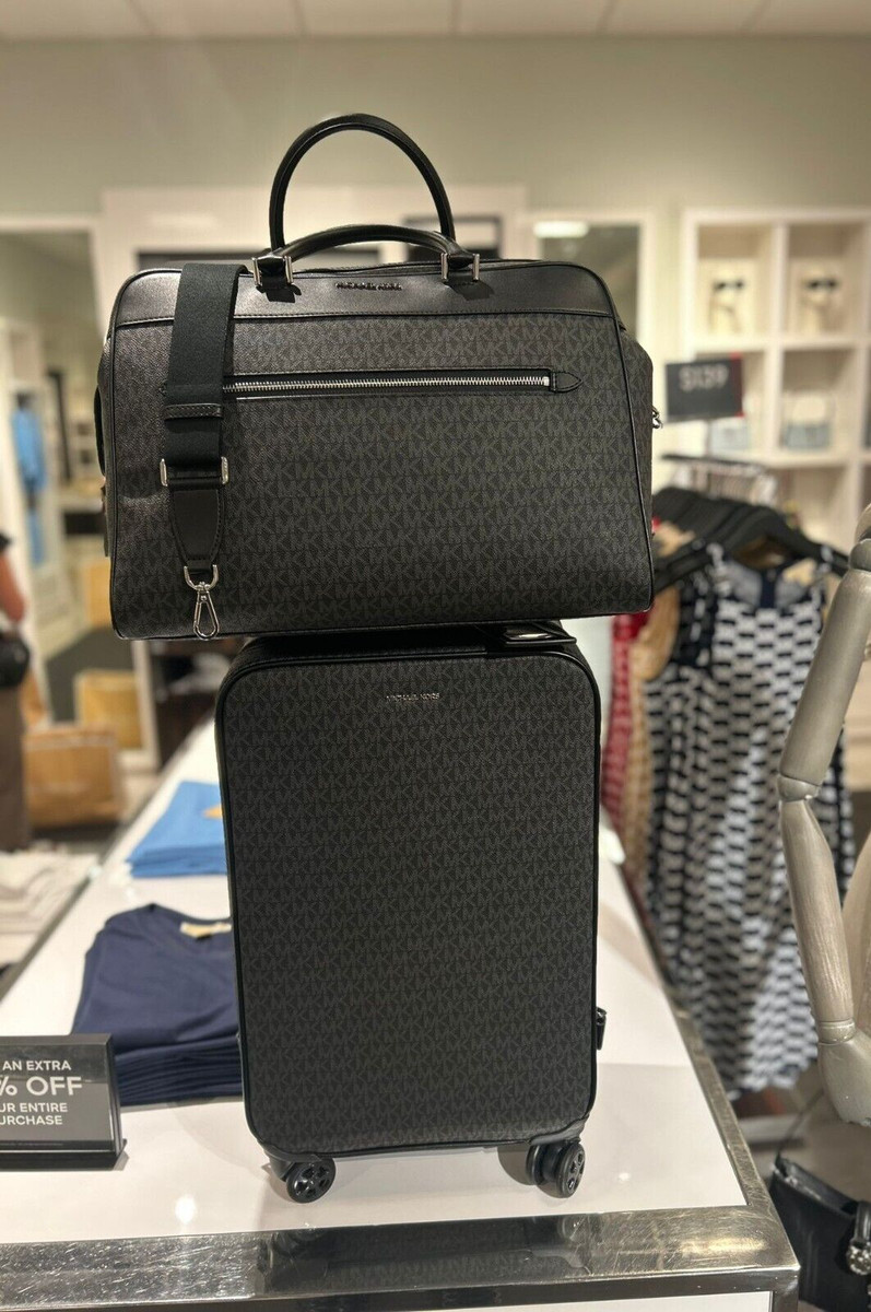 Michael Kors Women Men Small Travel Trolley Carry-on Suitcase