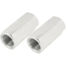 2PCS 3/8 NPT Thread Dia. Solid Brass Full Port One Way Check Valve F