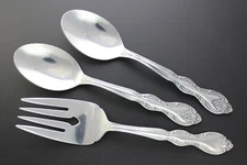 International Taiwan Stainless Silverware - VERONA - 3 Piece Serving Set