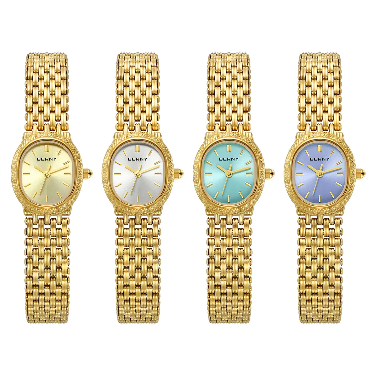 BERNY Gold Watch Women Vintage Quartz Waterproof | eBay